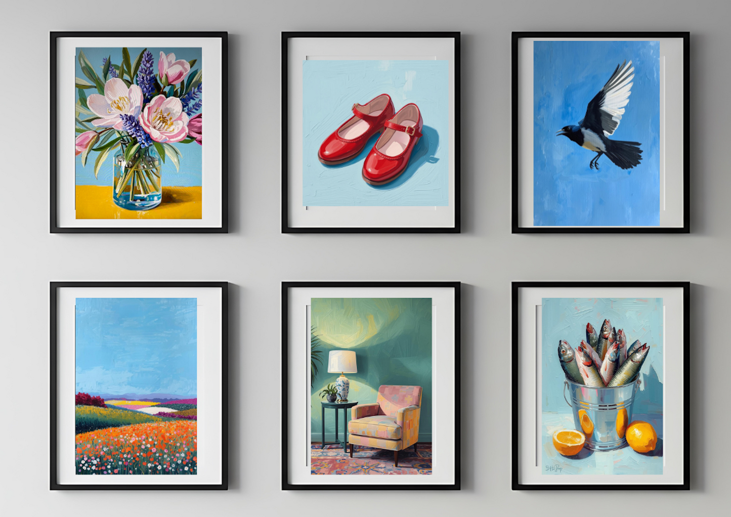 Monthly Mini Art Print Subscription Club - Free worldwide shipping