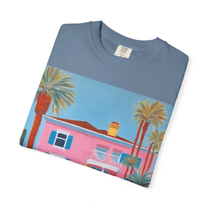 Retro Palm Springs T-Shirt, Vintage Style Tee, Summer Vacation Top, Beachwear, Casual Clothing