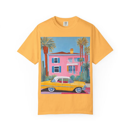 Retro Palm Springs T-Shirt, Vintage Style Tee, Summer Vacation Top, Beachwear, Casual Clothing