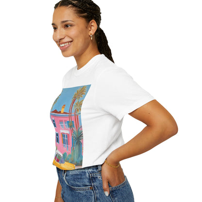 Retro Palm Springs T-Shirt, Vintage Style Tee, Summer Vacation Top, Beachwear, Casual Clothing