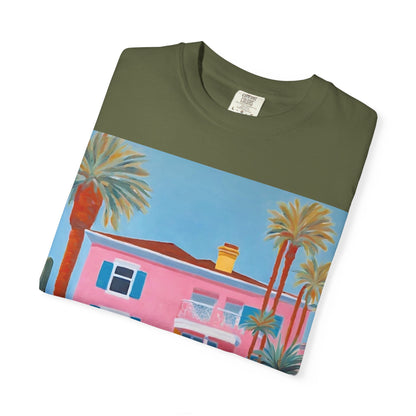 Retro Palm Springs T-Shirt, Vintage Style Tee, Summer Vacation Top, Beachwear, Casual Clothing
