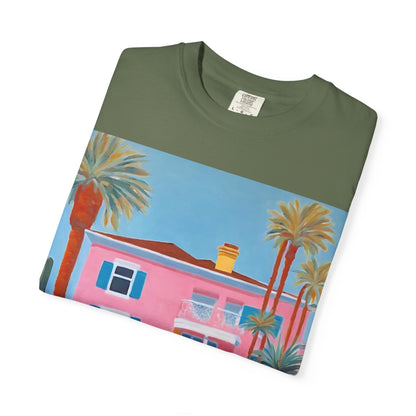 Retro Palm Springs T-Shirt, Vintage Style Tee, Summer Vacation Top, Beachwear, Casual Clothing