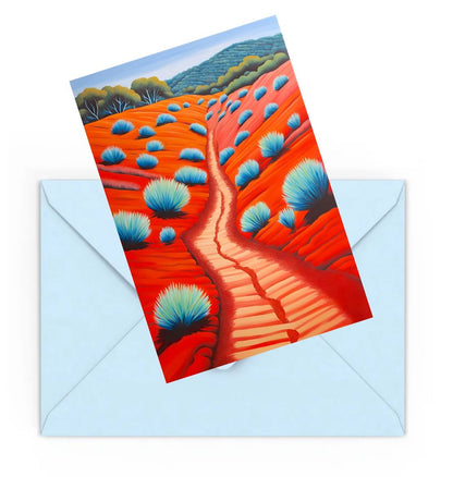 Giclee Wall Art Print Colourful Australian Landscape