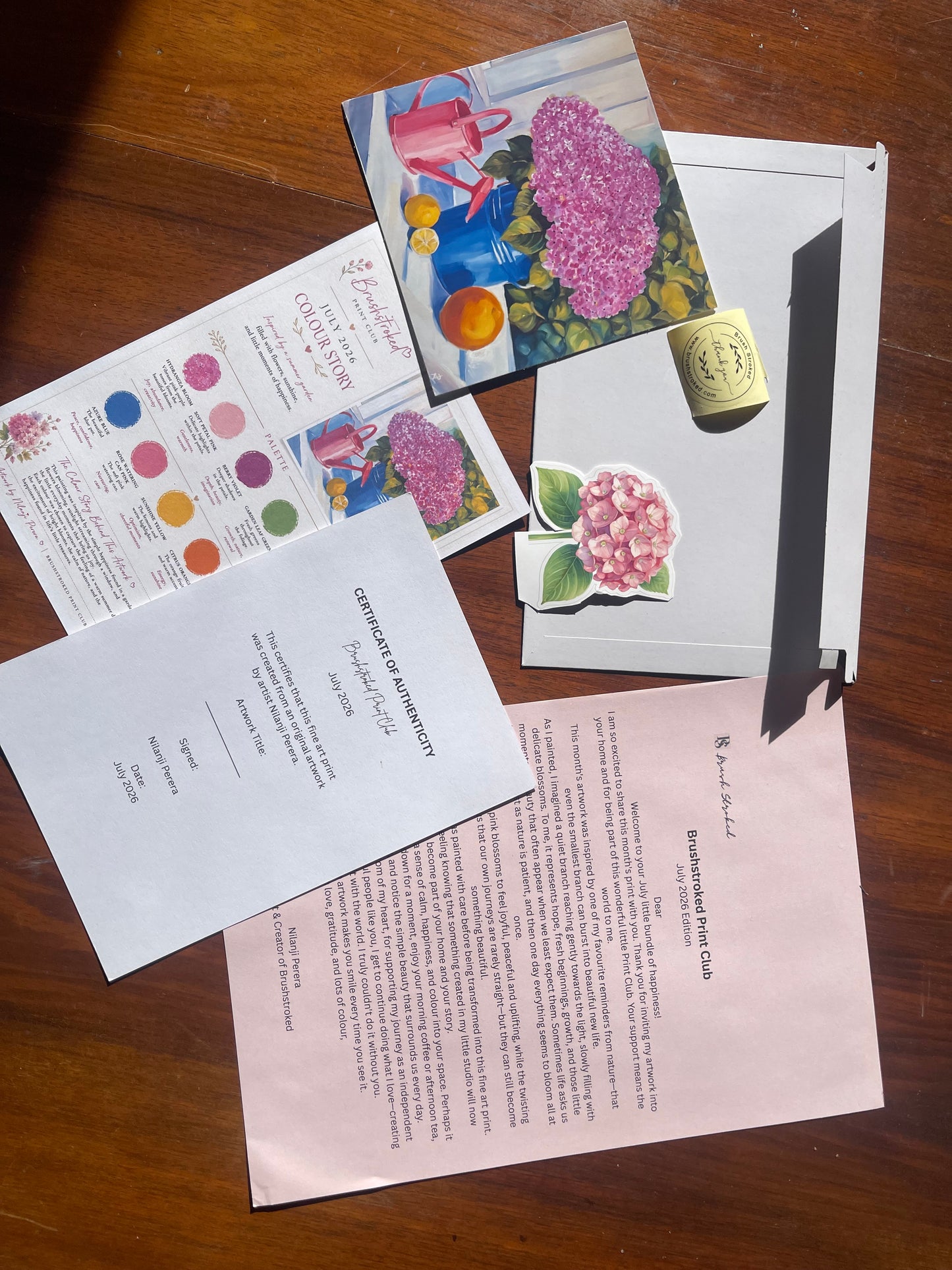 Monthly Mini Art Print Subscription Club - Free worldwide shipping