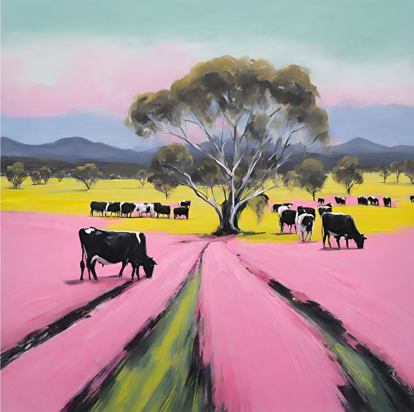 Original Acrylic Painting — Grampian Mountains Victoria | Australian Landscape Art