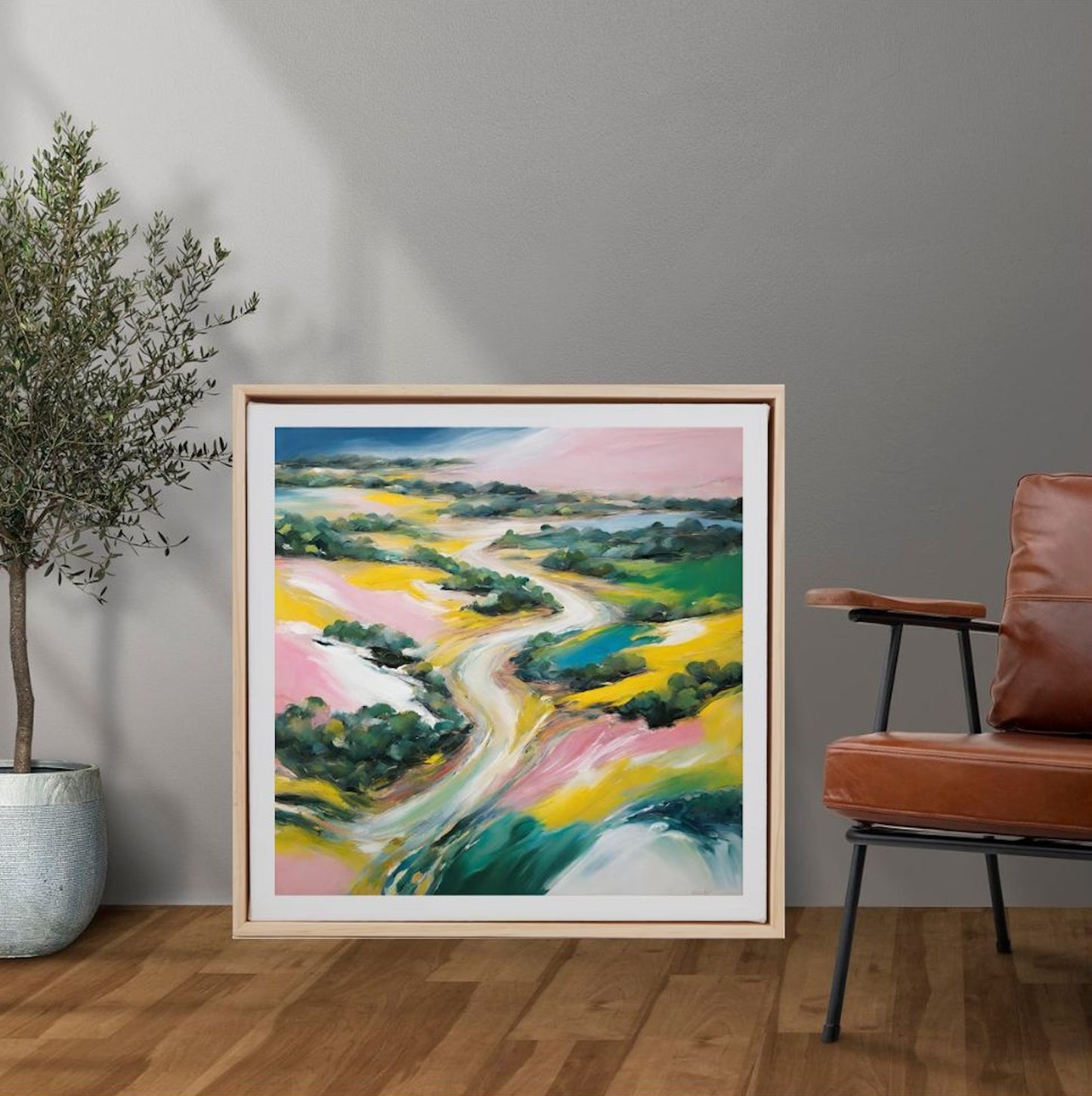 Abstract Australian Landscape- Original Giclée Art Print.