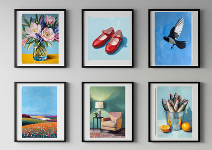 Monthly Mini Art Print Subscription Club - Free worldwide shipping